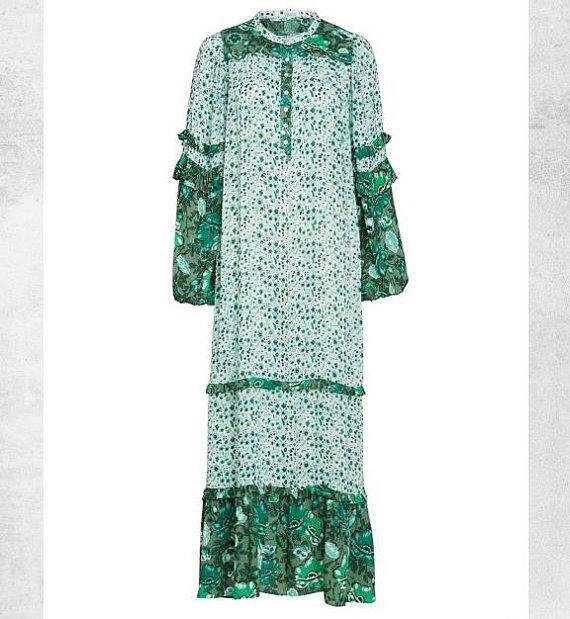 Florence Boho floral-print chiffon maxi dressDRESSES