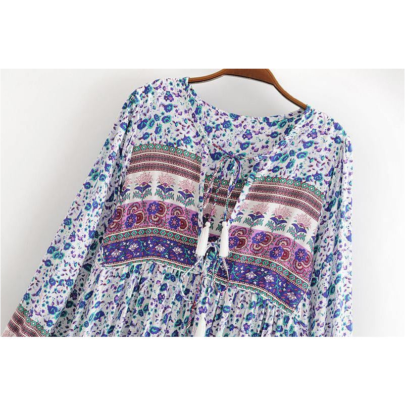 Ada boho floral-print midi dressDRESSES