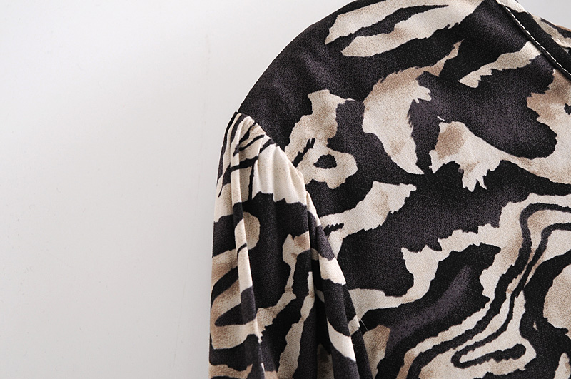 Boho zebra-print midi dress UK8-14DRESSES
