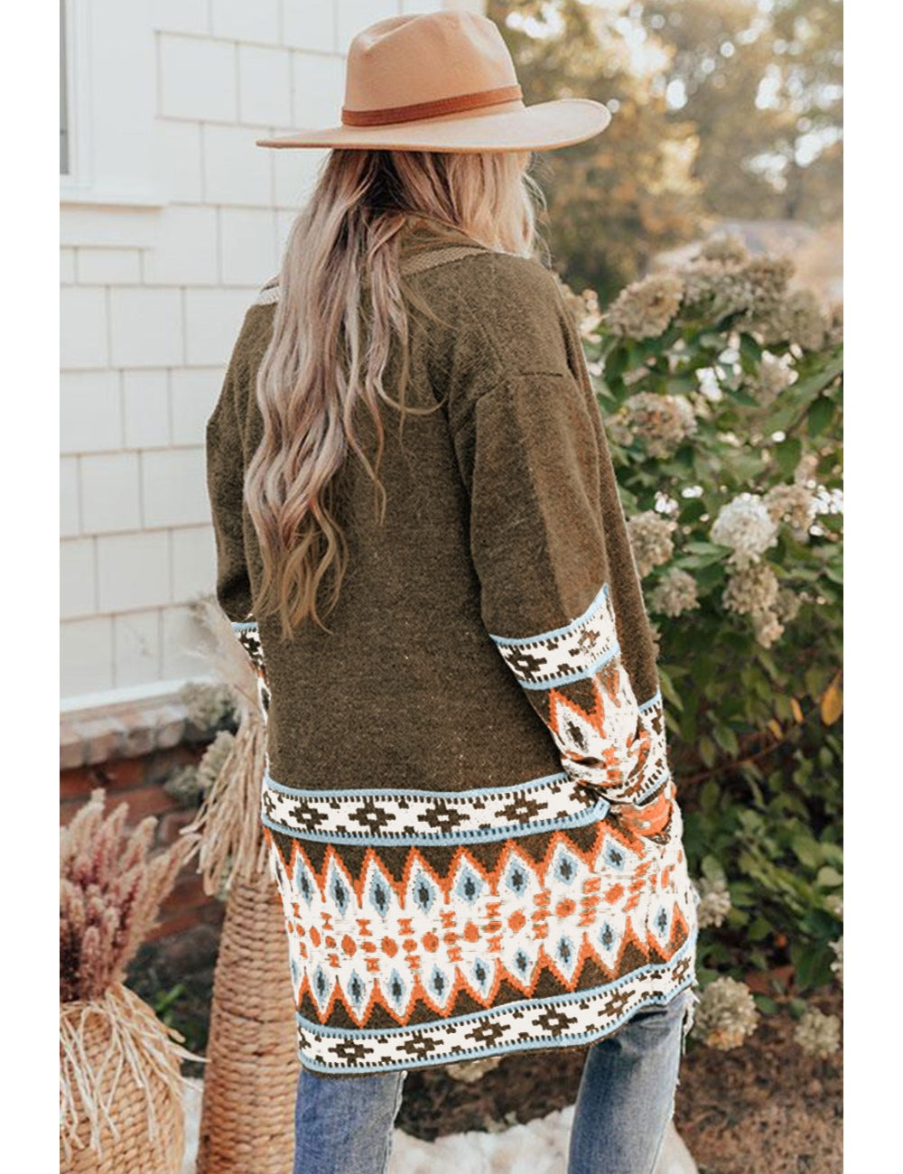 Vintage aztec cardigan sale